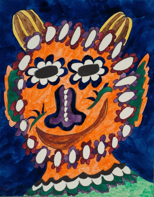 Paul Goesch Teufelsmaske, 1921, Inv. Nr. 1090/158