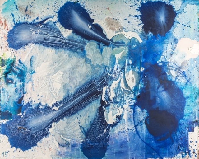 Thomas Lange, melodia apocalittica 15, 2008, Öl auf Leinwand