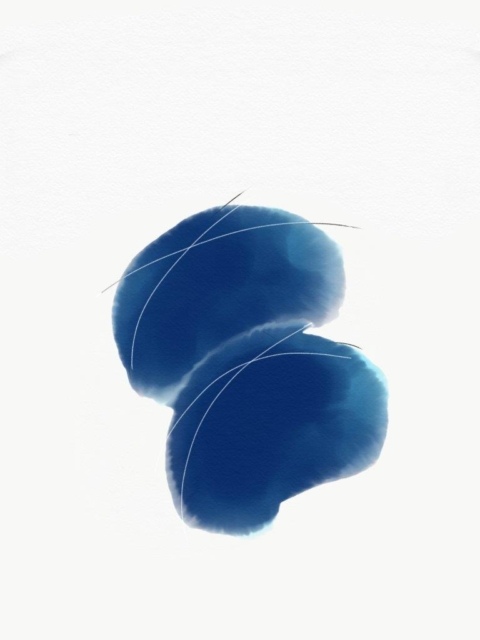 Melanie Chacko, Ohne Titel (aus der Serie ‚non-finito‘), 2017, Fine Art Print auf Reispapier, 37,3 x 28 cm