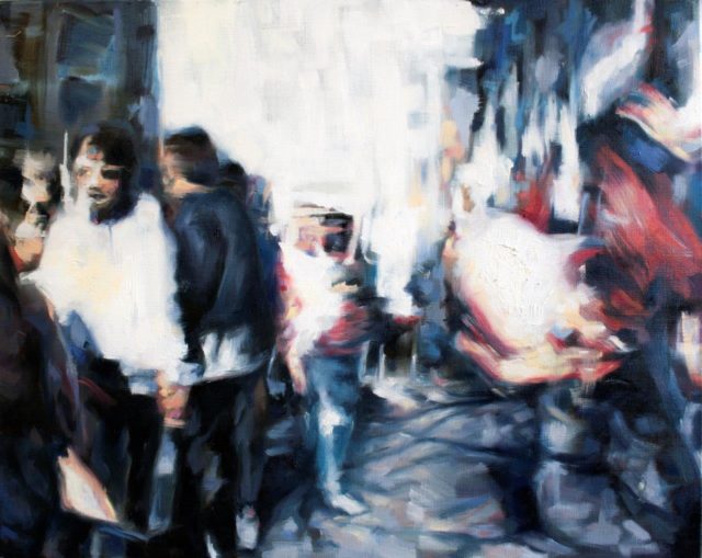 Nadia-Valeska Devonish, Any Given Name (neither here nor there) III, Öl auf Leinen, 2019