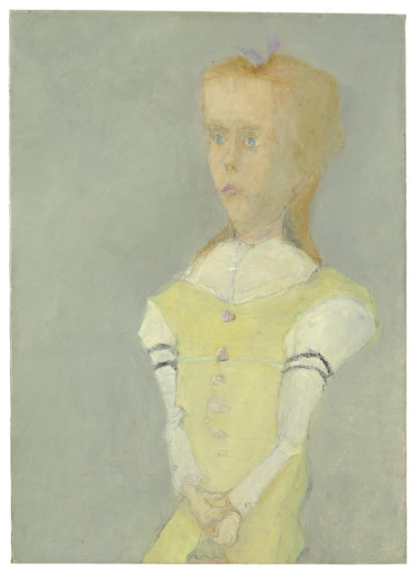 Rudi Tröger, Ohne Titel (Aloisia Loisl), 1970/71, Öl auf Leinwand, 46 x 33 cm,