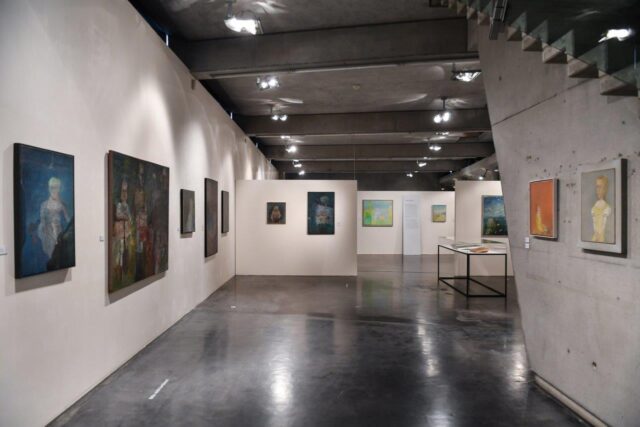 Ausstellungsansicht "RUDI TRÖGER - Ausblick und Innenschau", Kunsthaus Kaufbeuren