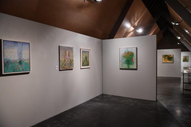 Ausstellungsansicht "RUDI TRÖGER - Ausblick und Innenschau", Kunsthaus Kaufbeuren